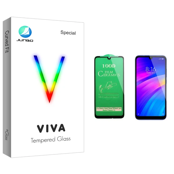 محافظ صفحه نمایش سرامیکی جانبو مدل Viva Glass مناسب برای گوشی موبایل شیائومی Redmi 7