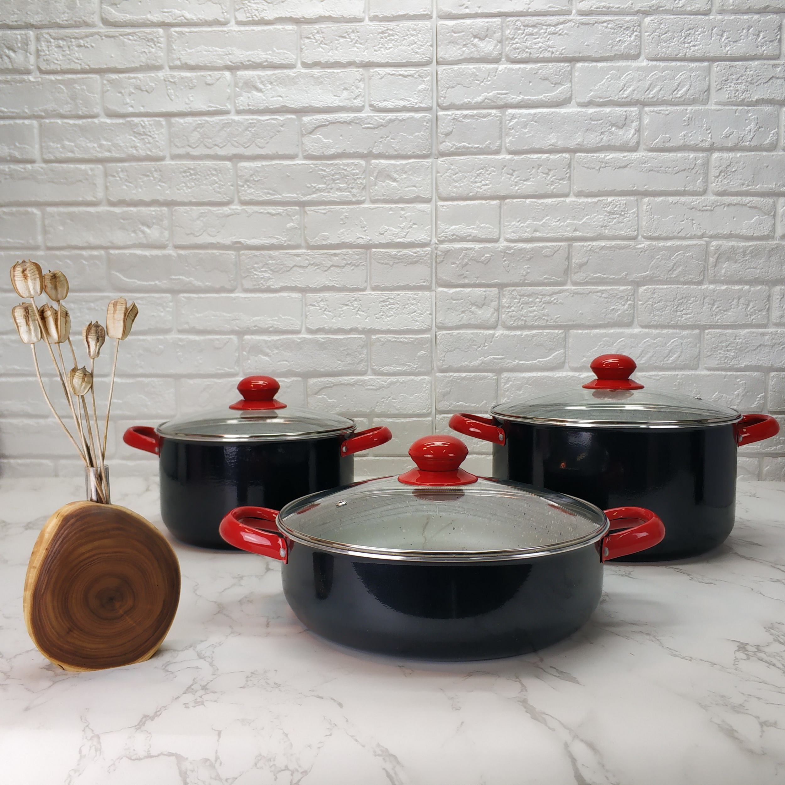 سرویس قابلمه 6 پارچه پن هوم مدل BR