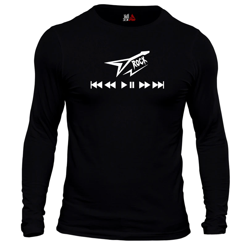 تی شرت آستین بلند مردانه مدل راک کد b261