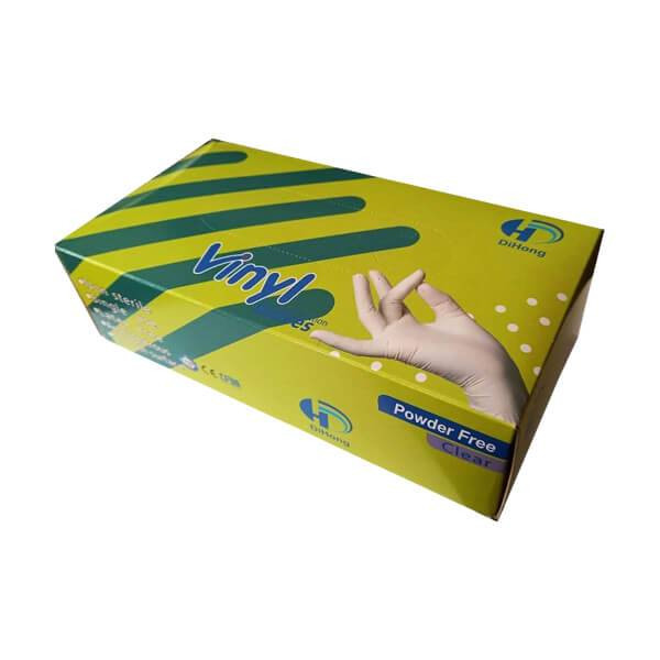 دستکش وینیل دیهونگ مدل 01S سایز اسمال بسته ۱۰۰ عددی