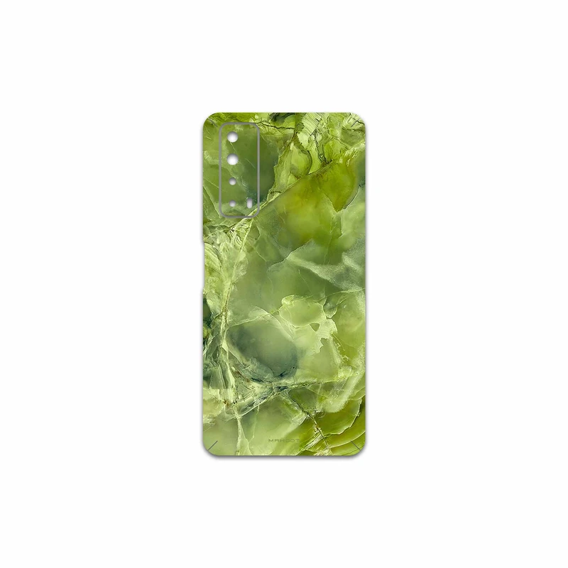 برچسب پوششی ماهوت مدل Green Crystal Marble مناسب برای گوشی موبایل هوآوی Y7a