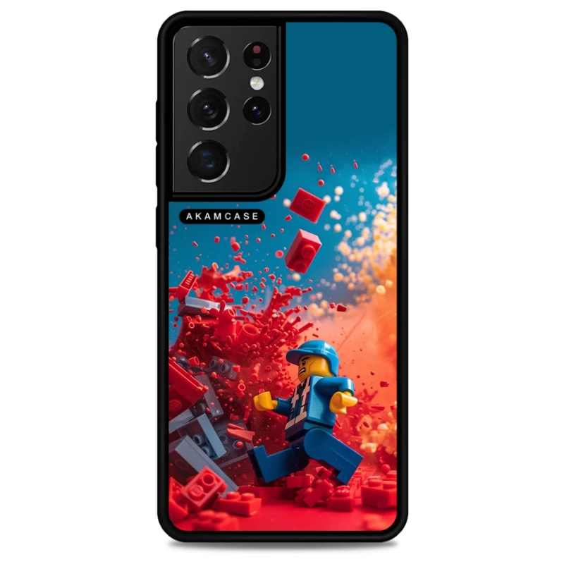 کاور آکام مدل AMC-WSGS21U-LEGO-27 مناسب برای گوشی موبایل سامسونگ Galaxy S21 Ultra