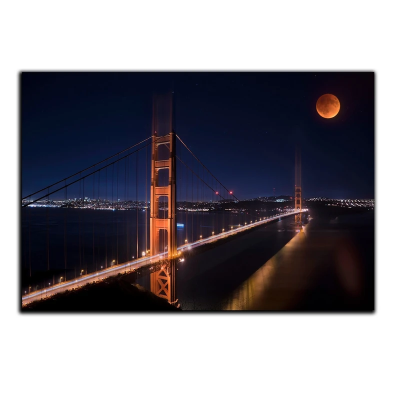 تابلو شاسی بکلیت طرح منظره شهر سان فرانسیسکو مدل SH-662