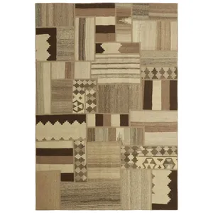 کلاژ گلیم دستبافت سه و نیم متری کد 486876