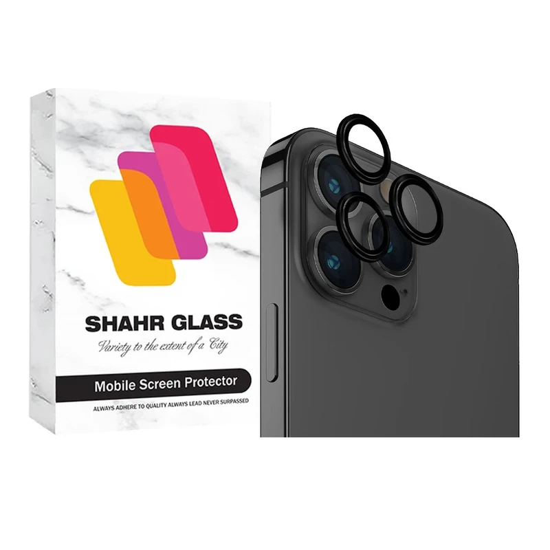 محافظ لنز دوربین شهر گلس مدل RINGSHA مناسب برای گوشی موبایل اپل iPhone 15 Pro Max
