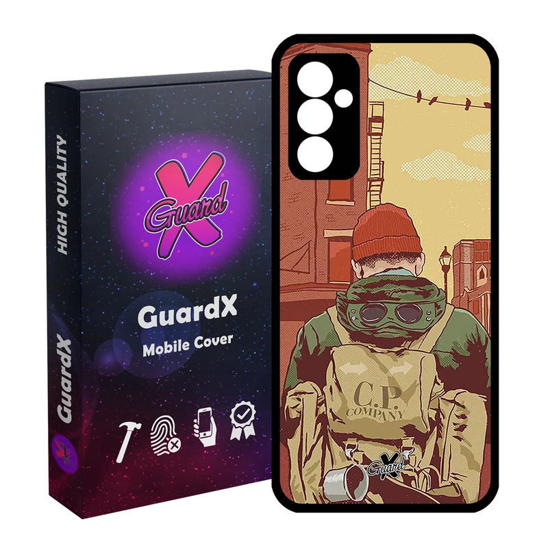 کاور گارد ایکس طرح Man مدل Glass10348 مناسب برای گوشی موبایل سامسونگ Galaxy A54 / A54 5G