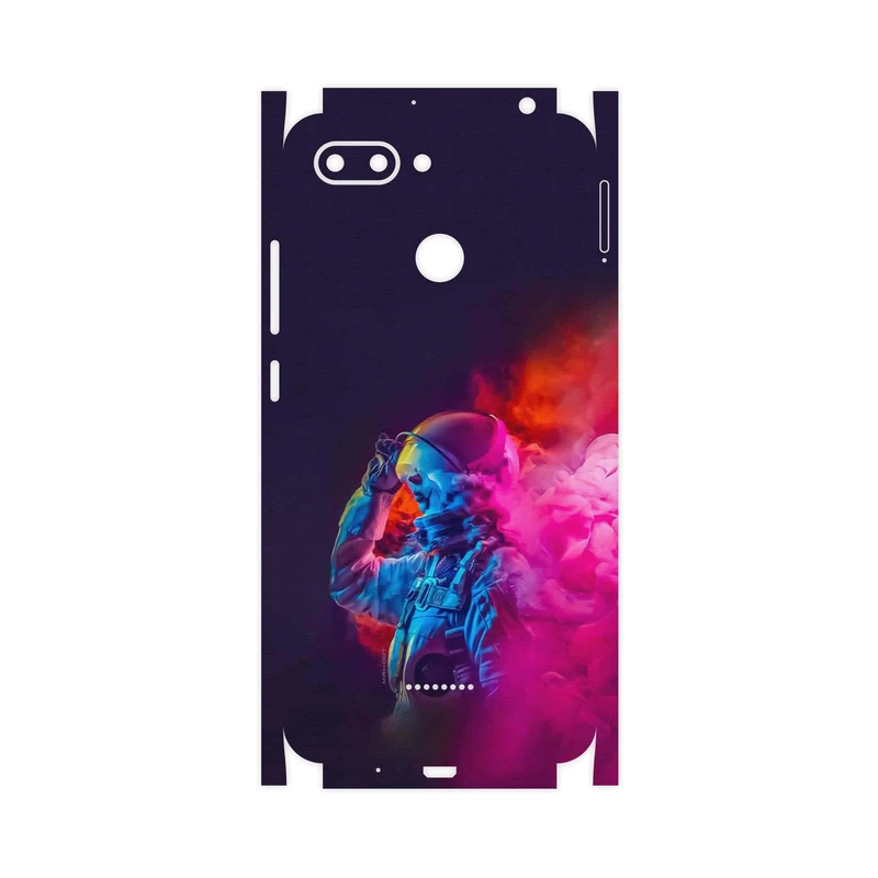 برچسب پوششی ماهوت مدل Smoke Rainbow Digital Art 1-FullSkin مناسب برای گوشی موبایل شیائومی Redmi 6