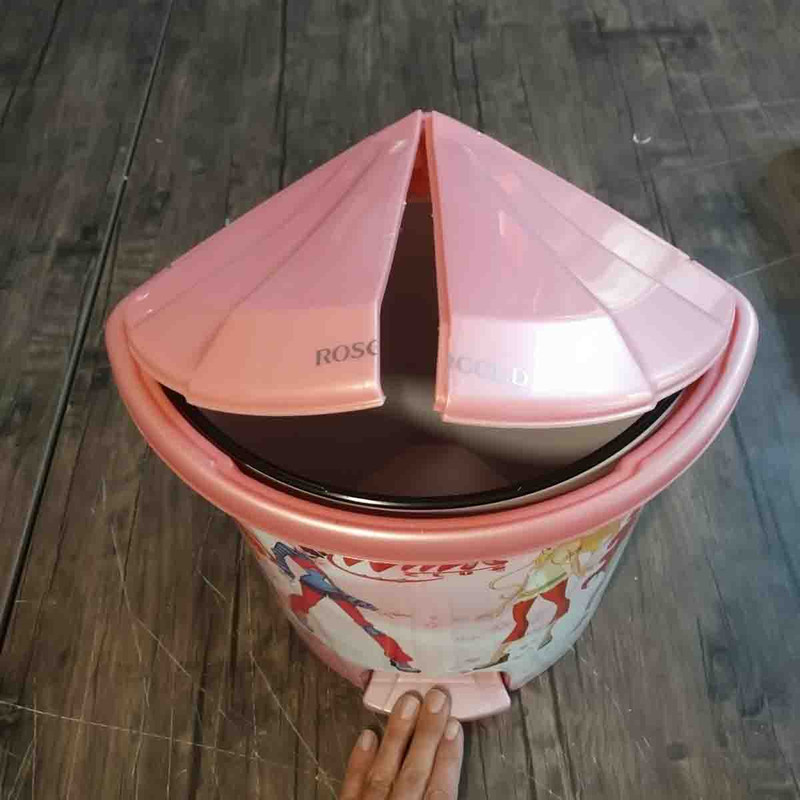 سطل زباله اتاق کودک مدل رزگلد کد 01