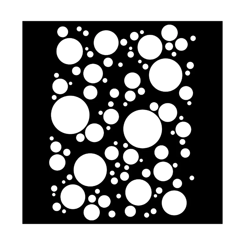  شابلون باتیس آرت طرح دایره کد 50-222