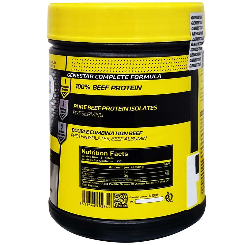 قرص آمینو بیف ژن استار بسته 400 عددی