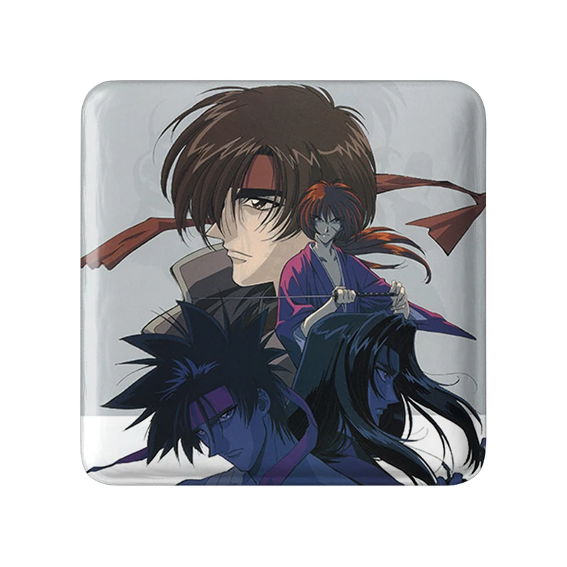 مگنت خندالو طرح انیمه رورونی کنشین مدل مربعی کد 34902