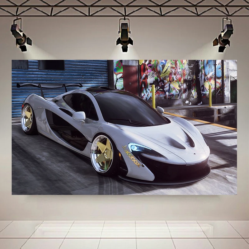 تابلو شاسی طرح ماشین مک لارن مدل McLaren P1 کد AR527