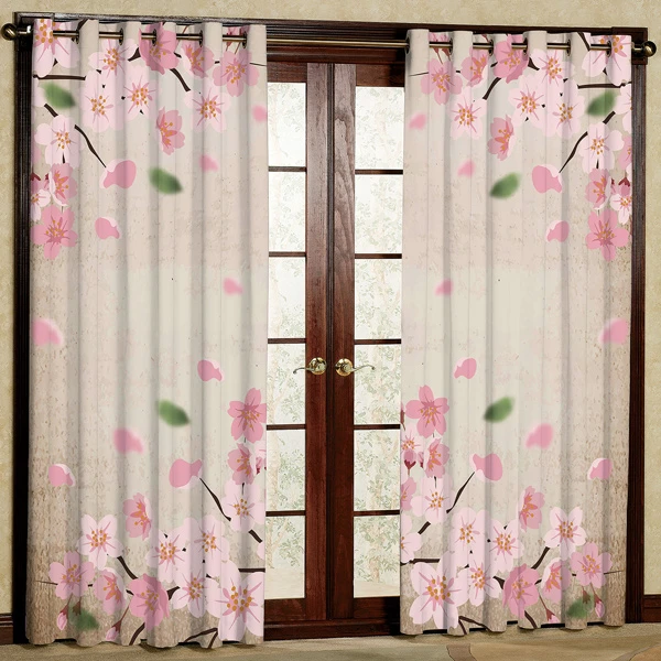 پرده پانچی کد 5451 سایز 280x140 سانتی متر