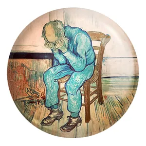 پیکسل خندالو طرح نقاشی بر دروازه ابدیت اثر ونسان ونگوگ کد 25451 مدل بزرگ