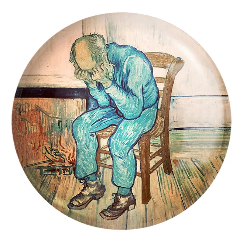 پیکسل خندالو طرح نقاشی بر دروازه ابدیت اثر ونسان ونگوگ کد 25451 مدل بزرگ