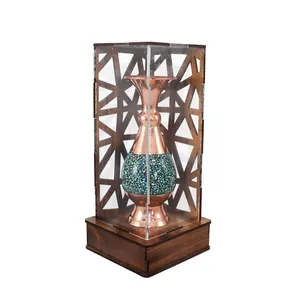  گلدان فیروزه کوبی مسی صنایع دستی فاخر مدل هدیه کد 14pack20mix