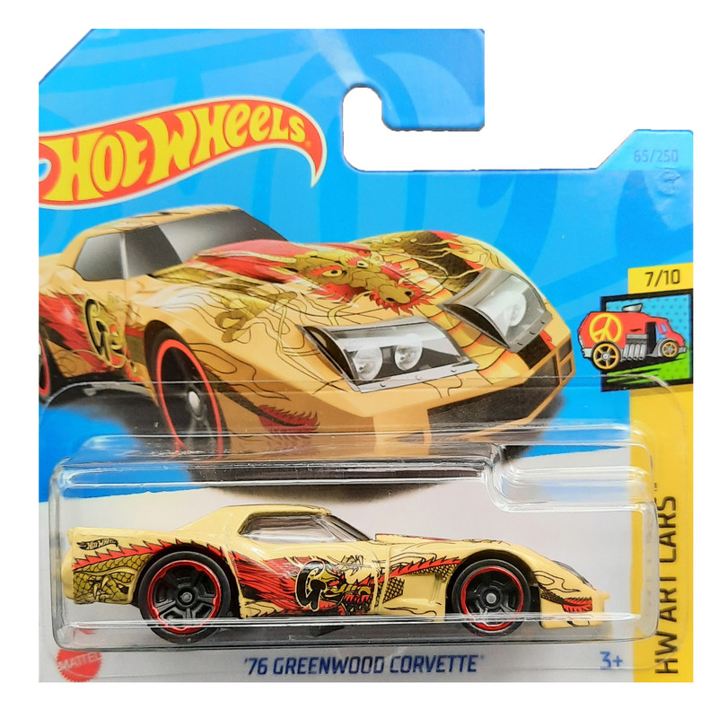 ماکت ماشین هات ویلز مدل 76 GREENWOOD CORVETTE