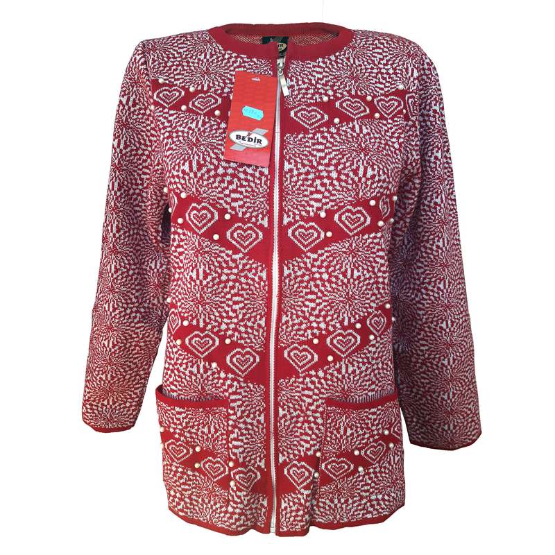 ژاکت زنانه مدل قلبی 108