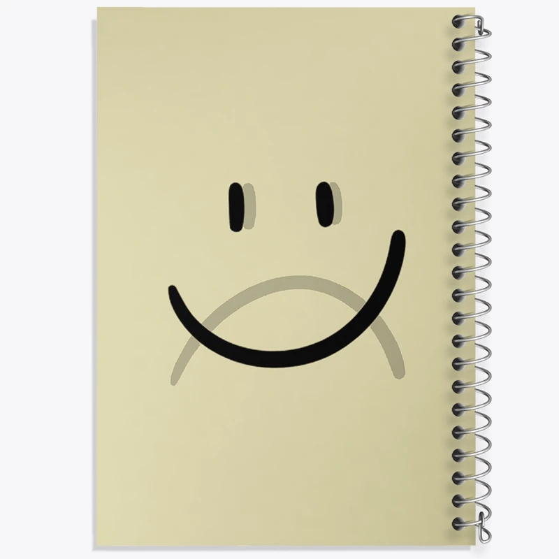 دفتر مشق 50 برگ خندالو طرح خوشحال و ناراحت کد F1881