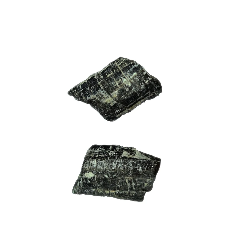 سنگ راف مدل تورمالین سیاه کد T066 مجموعه 2 عددی