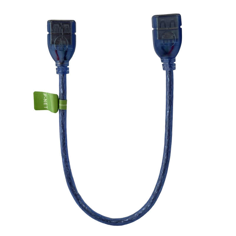 کابل افزایش طول USB پی نت مدل F-F طول 0.3 متر 