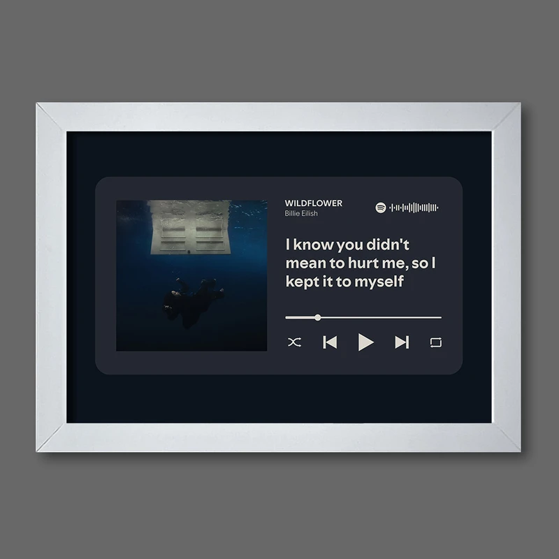 تابلو مدل موزیکال طرح WILDFLOWER by Billie Eilish