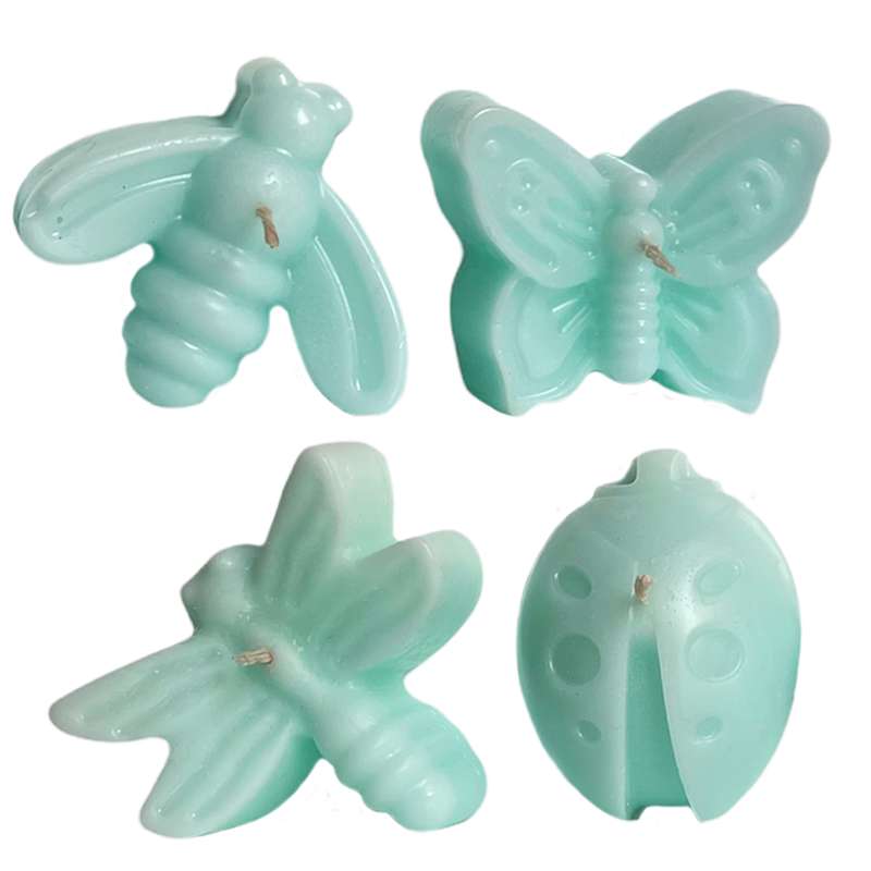 شمع دست ساز دل تافته مدل Del_CA03 مجموعه 4 عددی