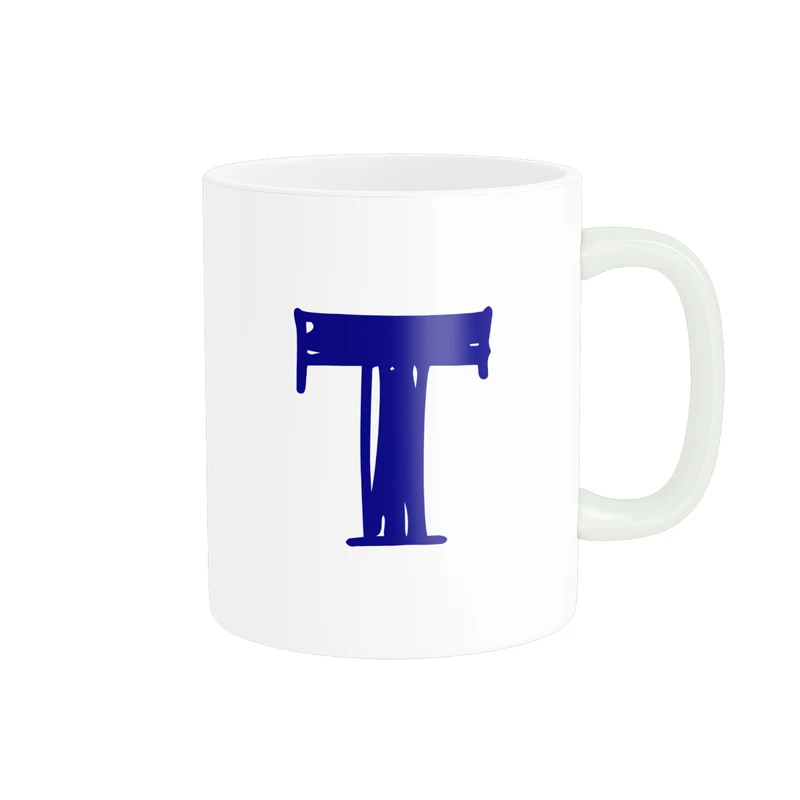 ماگ پادآفرین مدل حرف اول اسم T کد p8471