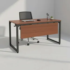 میز اداری دیزم مدل مونتاژی  TLD_front_120×60_BRN