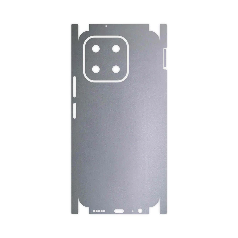 برچسب پوششی ماهوت مدل Matte-Silver-FullSkin مناسب برای گوشی موبایل آنر X6b