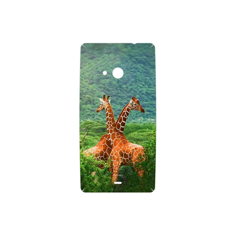 برچسب پوششی ماهوت مدل Giraffe مناسب برای گوشی موبایل مایکروسافت Lumia 535