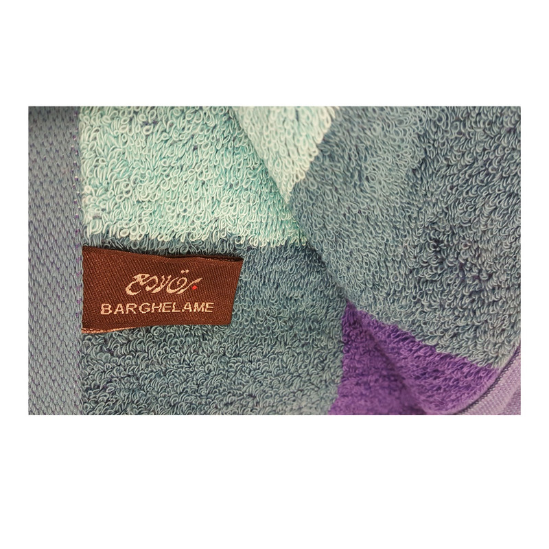 حوله دستی برق لامع مدل کاترین کد 1213سایز 90×45 سانتی متر