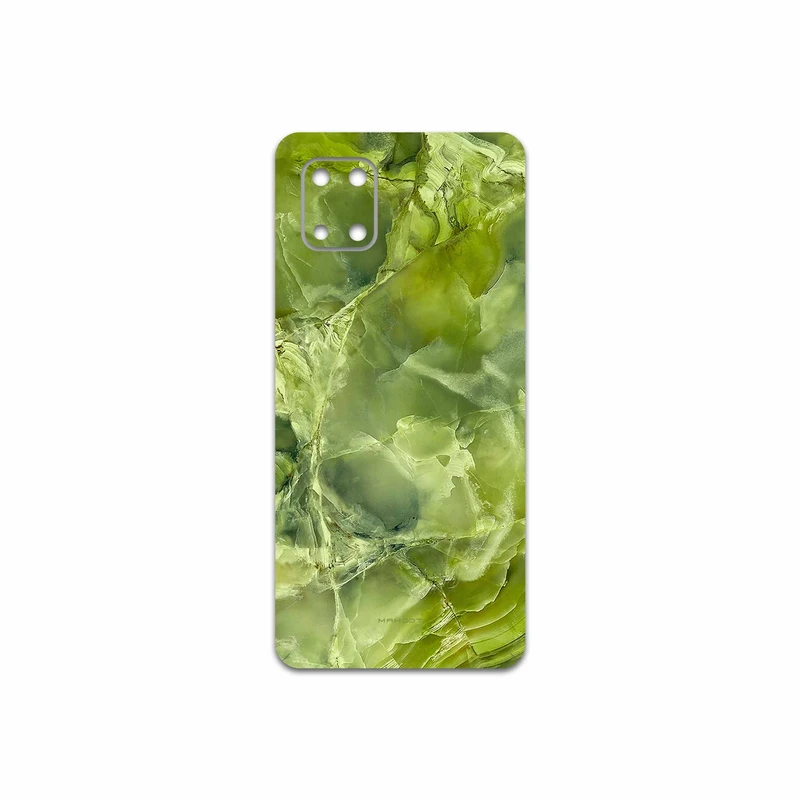 برچسب پوششی ماهوت مدل Green Crystal Marble مناسب برای گوشی موبایل سامسونگ Galaxy Note 10 Lite