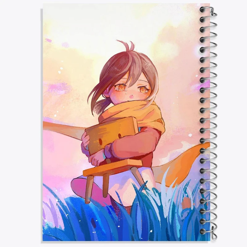 دفتر ژورنال نویسی 50 برگ خندالو مدل نقطه ای طرح سوزومه و سوتا کد 28862