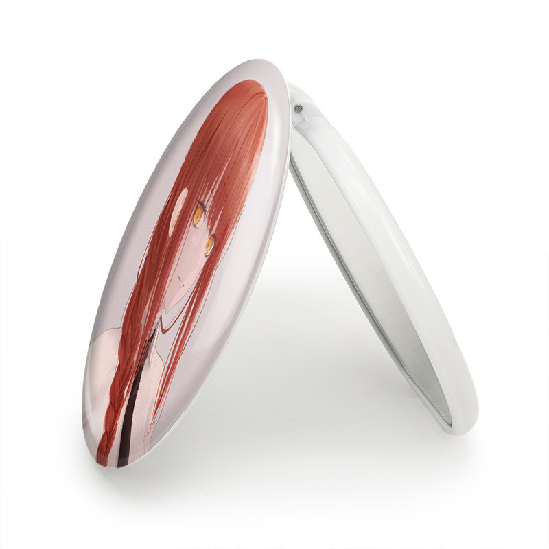 آینه جیبی خندالو طرح ماکیما انیمه مرد اره ای Chainsaw Man مدل تاشو کد 17925