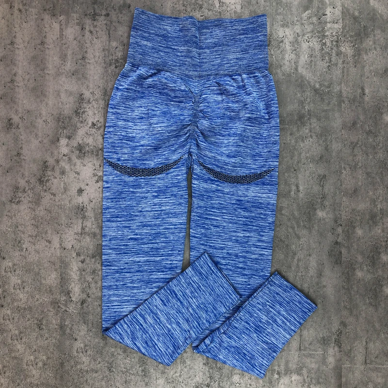 عکس شماره 20 : لگینگ ورزشی زنانه مدل سیملس پشت چین دار گنی کد t1