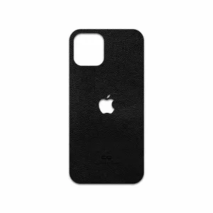 MAHOOT Black-Leather Cover Sticker for Apple iPhone 12