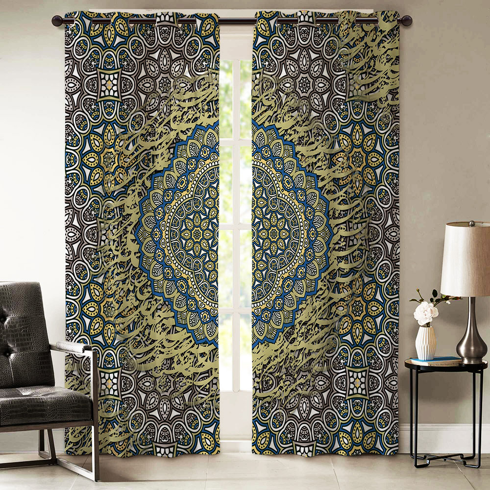 پرده شمسه نگار مدل ctr609 سایز 300x140 سانتی متر