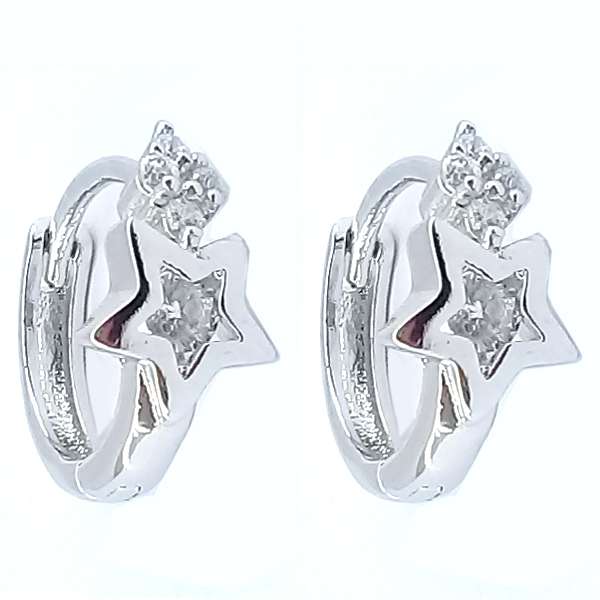 گوشواره دخترانه ژوپینگ مدل نگین کد 1089 گوشواره دخترانه ژوپینگ مدل نگین کد 1089