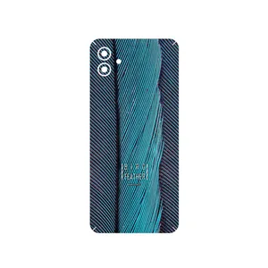 MAHOOT Turquoise feathers Cover Sticker for Samsung Galaxy A04