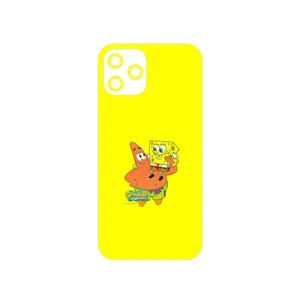 MAHOOT SpongeBob SquarePants Cover Sticker for Apple iPhone 12 Pro