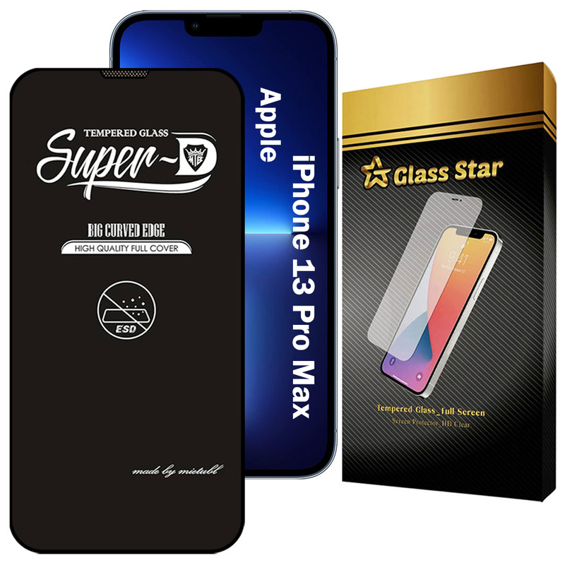 محافظ صفحه نمایش گلس استار مدل SUPERDNS مناسب برای گوشی موبایل اپل iPhone 13 Pro Max