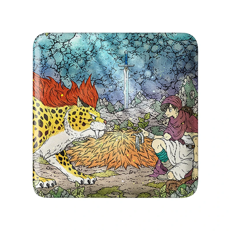 پیکسل خندالو طرح بازی دراگون کوئست (Dragon Quest) مدل مربعی کد 35257