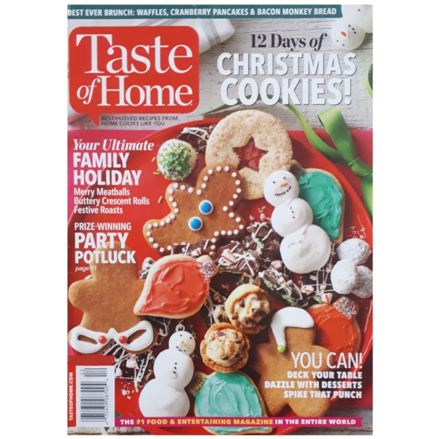 مجله Taste of Home دسامبر 2016