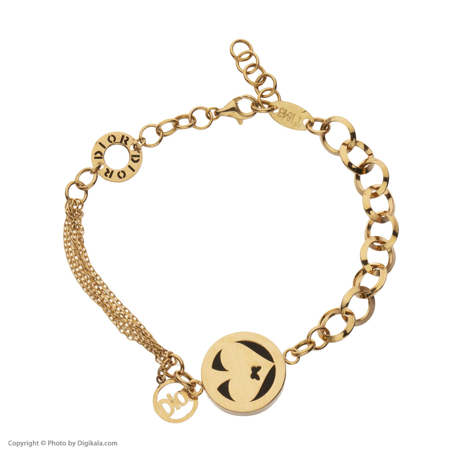 دستبند طلا 18 عیار زنانه مایا ماهک مدل MB1228 -  - 2