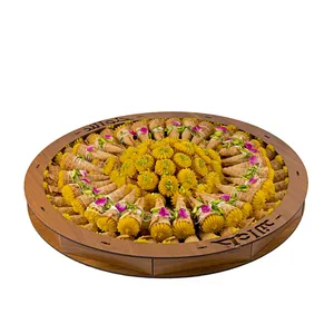 حلوا قیفی زعفرانی - 2 کیلوگرم بسته 130 عددی