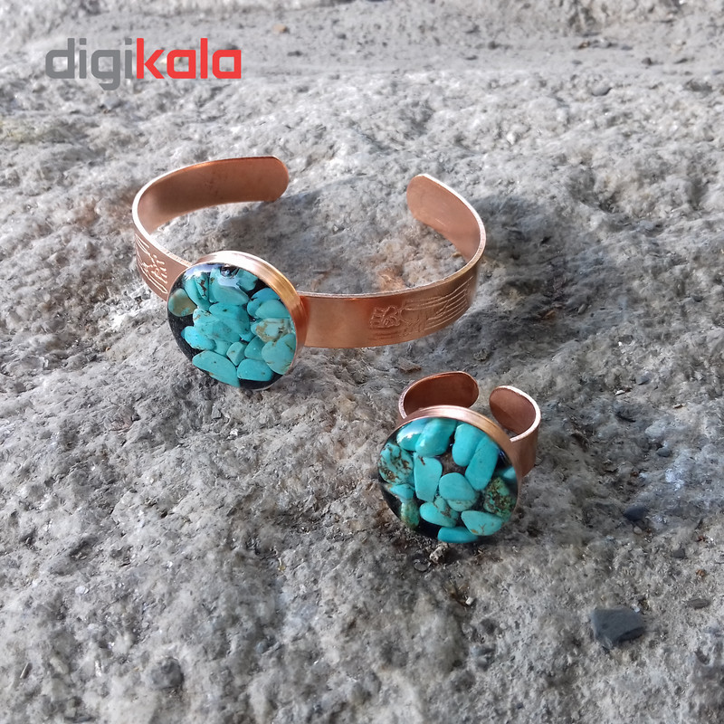 نیم ست زنانه طرح دایره کد 2201