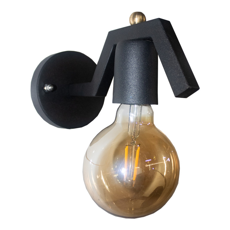 چراغ دیوارکوب تک شعله مدل Atomic کد D-102