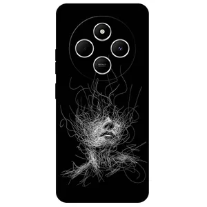 Megafone Face Sketch 7423 Cover For Xiaomi Redmi 14C