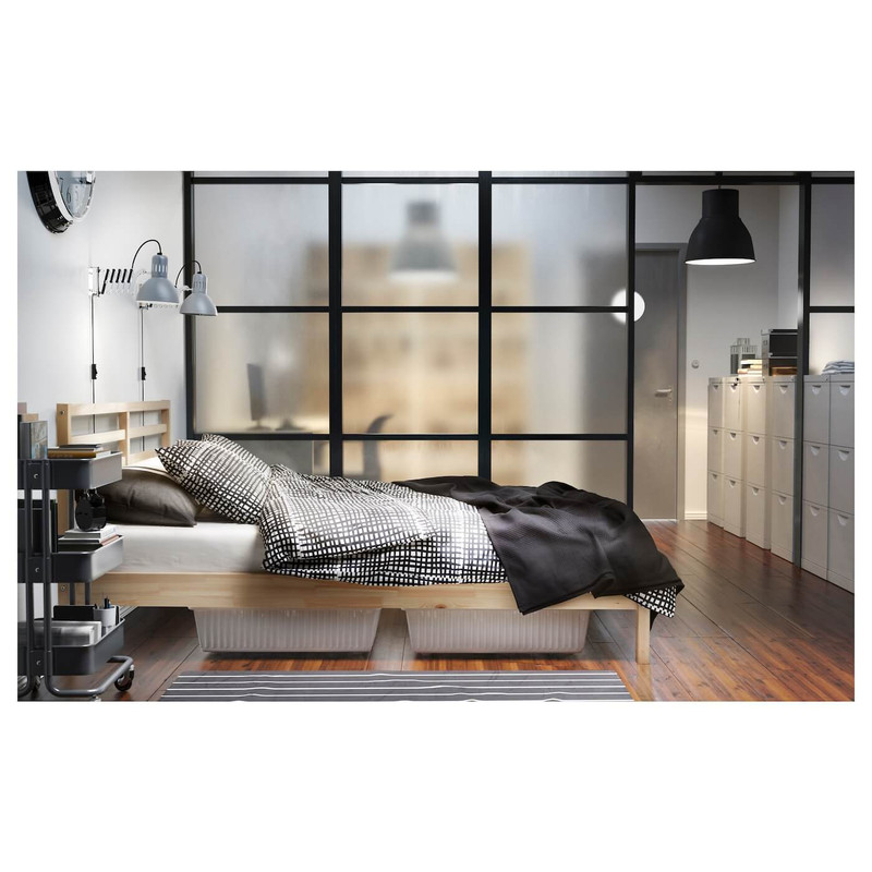 تخت خواب دو نفره ایکیا مدل TARVA سایز 168×209 سانتی متر